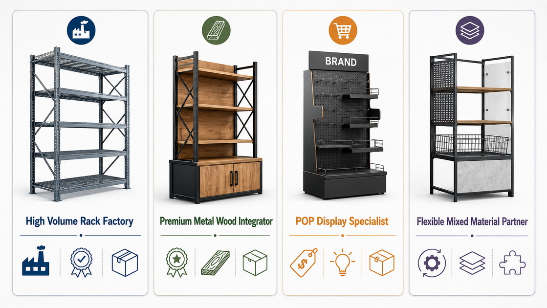 Metal Display Supplier Types