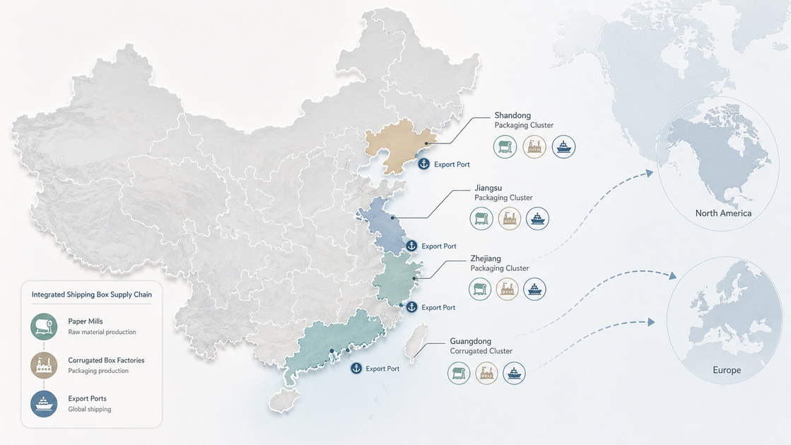 China Shipping Box Manufacturing Hub Overview