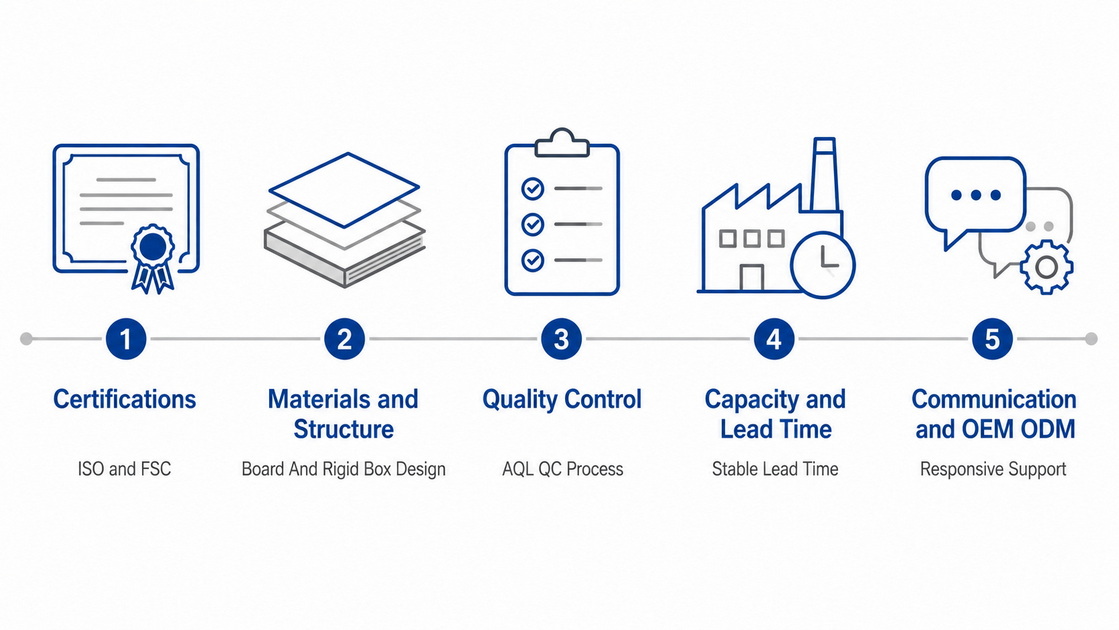 Paper Gift Box Supplier Evaluation Framework