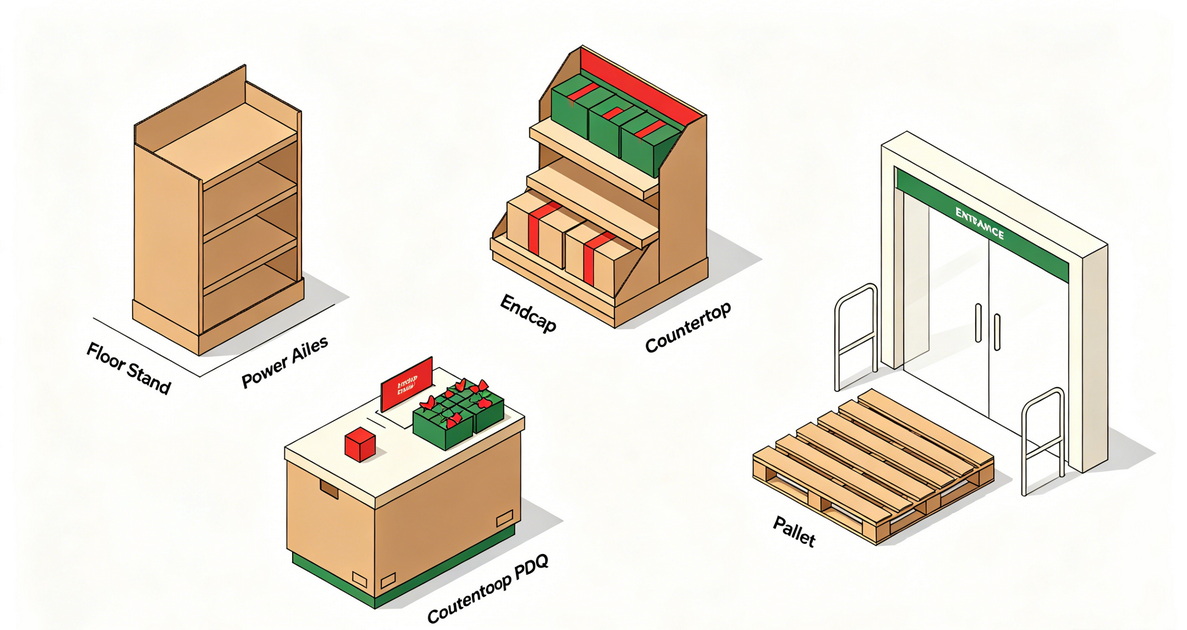 Corrugated Display Types And Locations