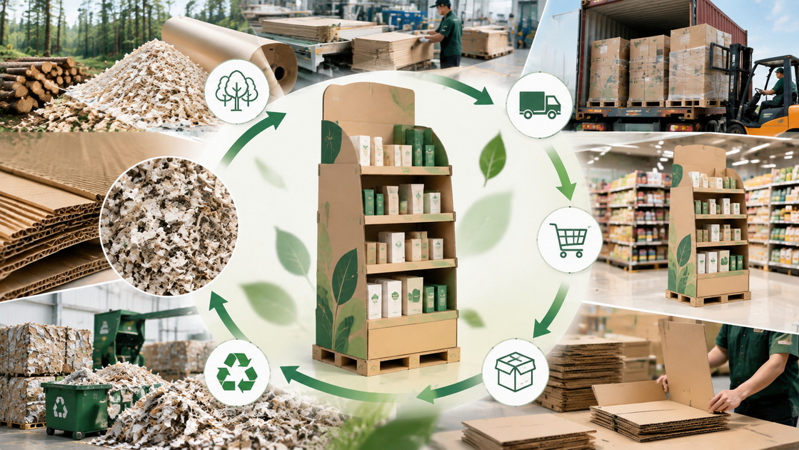 Sustainable Corrugated Display Lifecycle