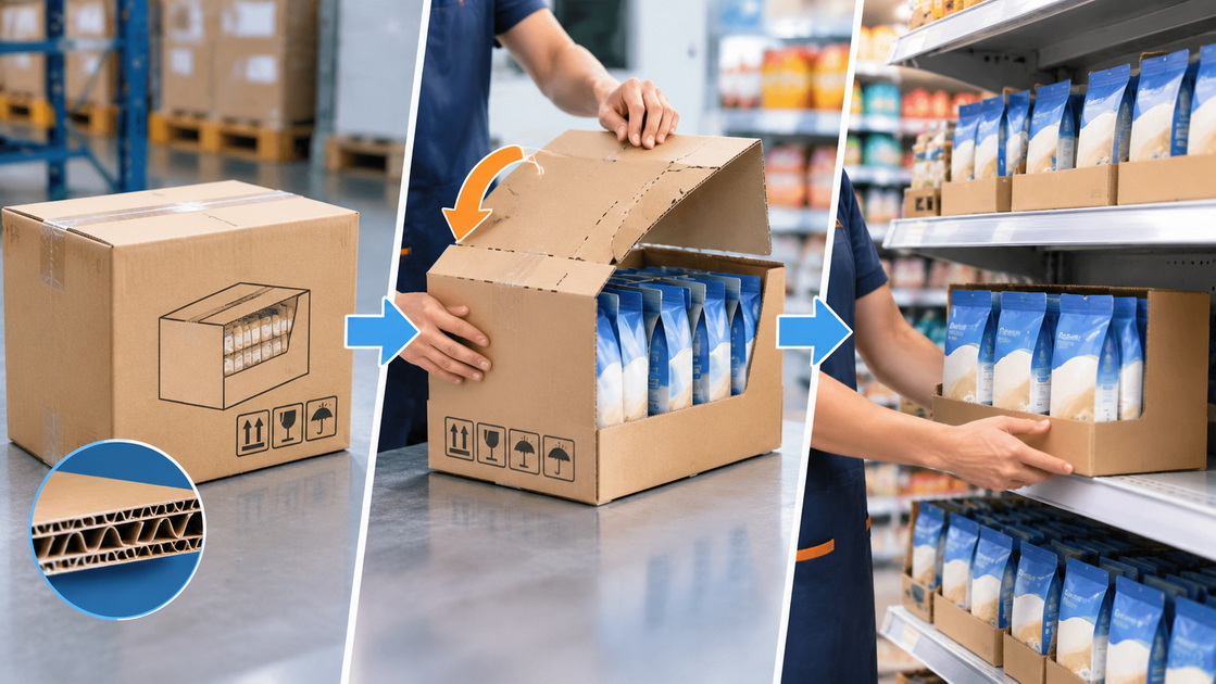 Shelf Ready Packaging Fast Restocking Process