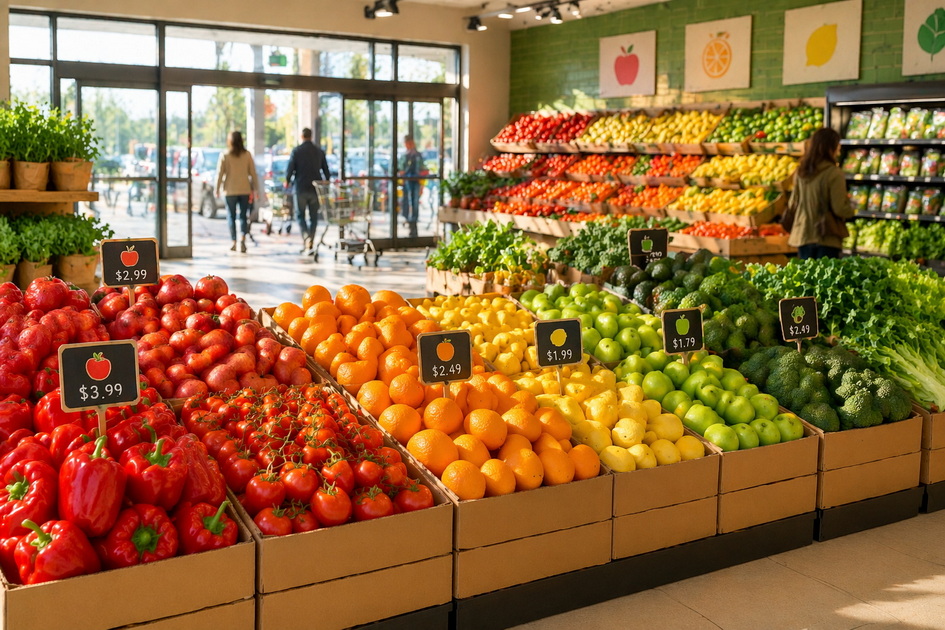 How To Display Fresh Produce In Retail Stores With Custom Cardboard Displays