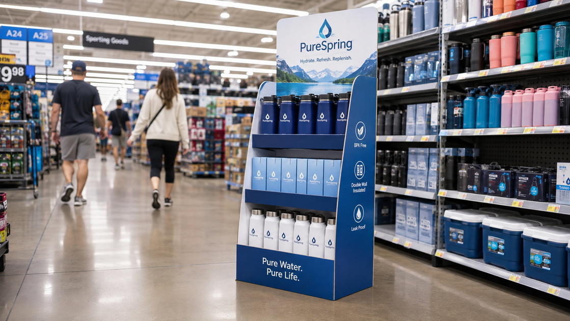Retail Store Floor Display Aisle