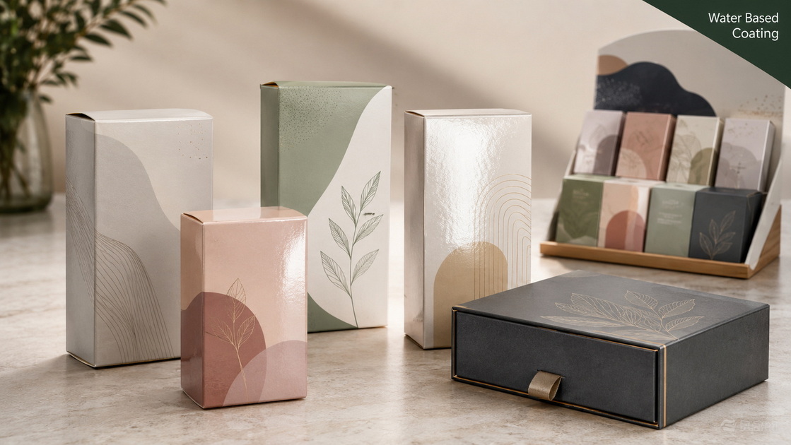 Retail Packaging With Aqueous Coating