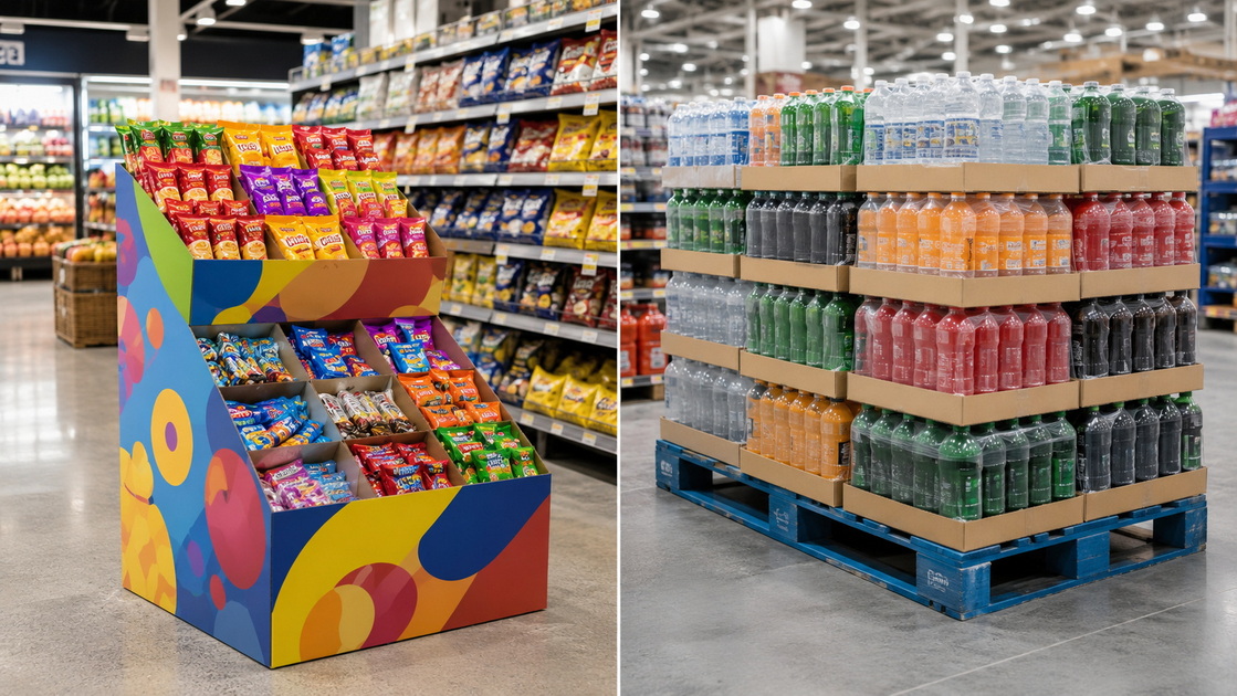 Dump Bin And Pallet Display Comparison Dump Bin And Pallet Display Comparison