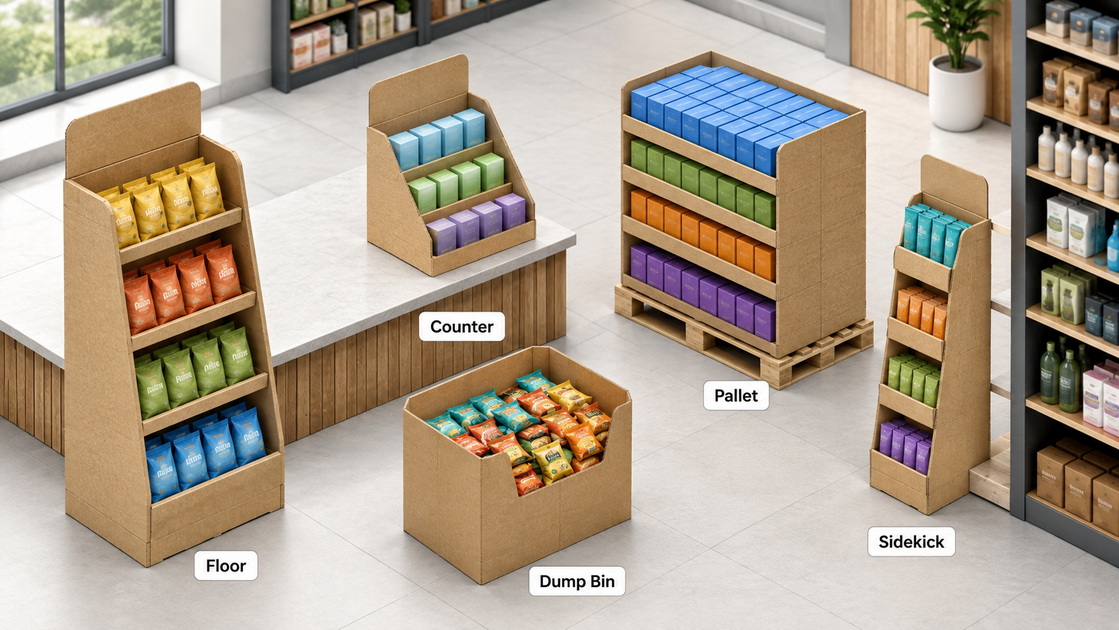 Custom Cardboard POP Display Types