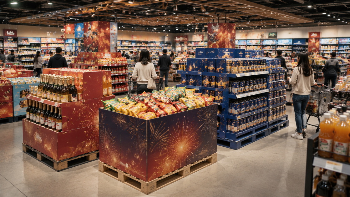 Pallet Display Stand Retail Rollout