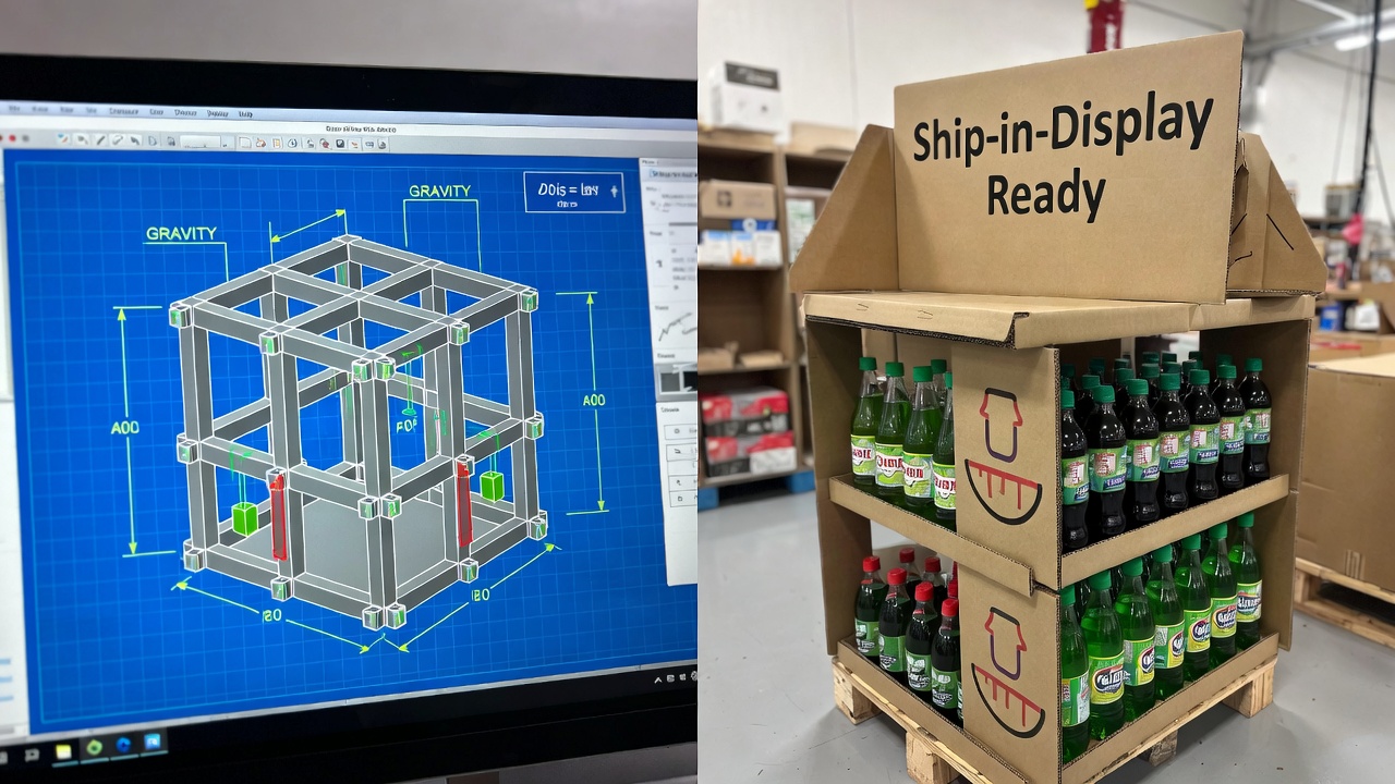 Pre Loaded Cardboard Stand Engineering.jpg
