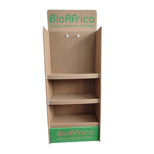 Environmental Corrugated Cardboard Floor Display Stand