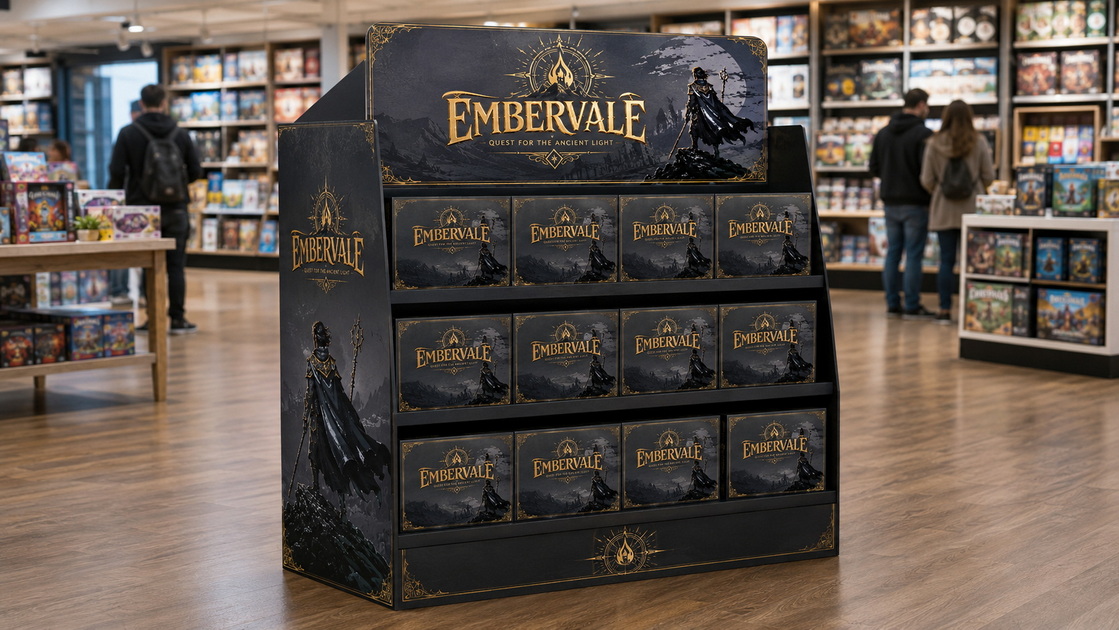 Game Boxes In POP Display