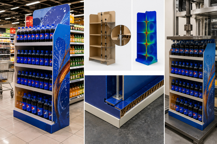 Summus Load Structural Design for Supermarket Promotional Displays