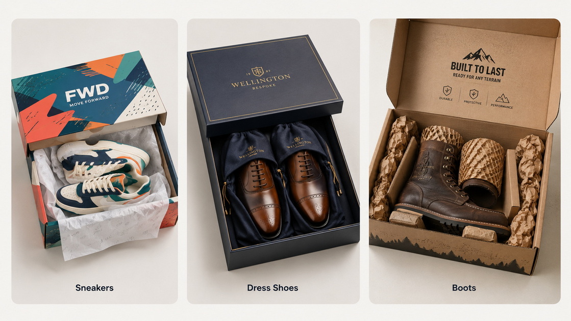 Packaging For Different Types Of Shoes