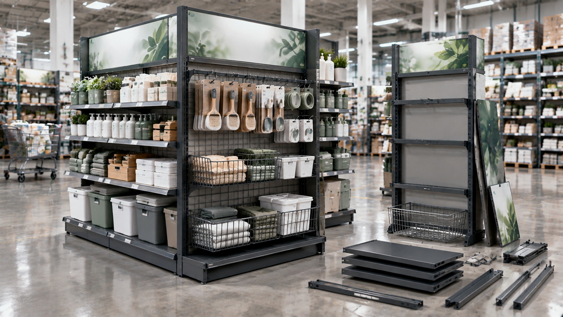 Reusable Metal Display Fixture