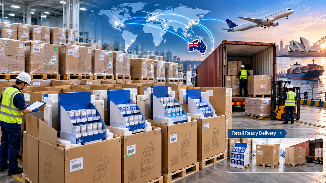 Preloaded Retail Display Global Delivery